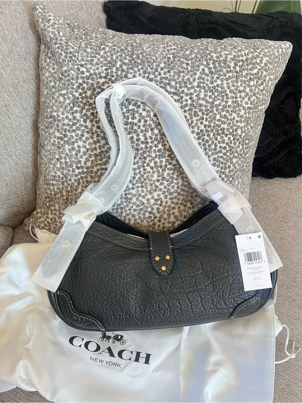 Coach Black Brass Drifter Shoulder Bag 31